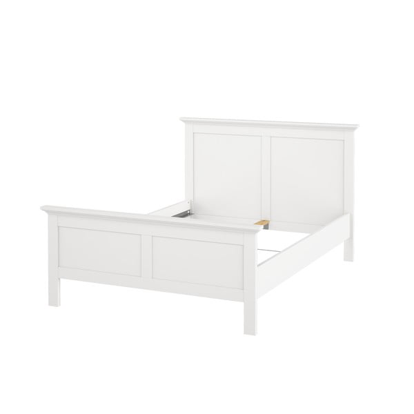 Bílá dvoulůžková postel 140x200 cm Paris – Tvilum-image-3