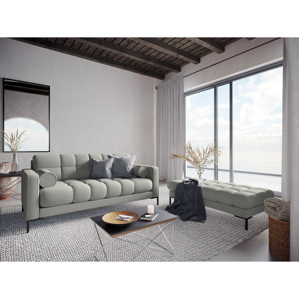 Světle šedá podnožka Cosmopolitan Design Bali, 133 cm-image-1