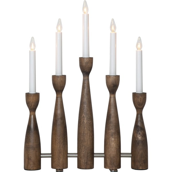 Vánoční světelná dekorace do zásuvky v tmavě přírodní barvě Midja 2.0 – Star Trading