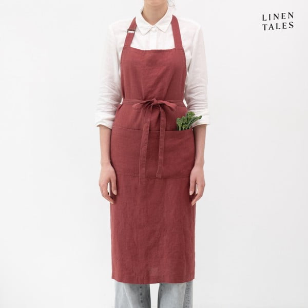 Lněná zástěra Marsala – Linen Tales
