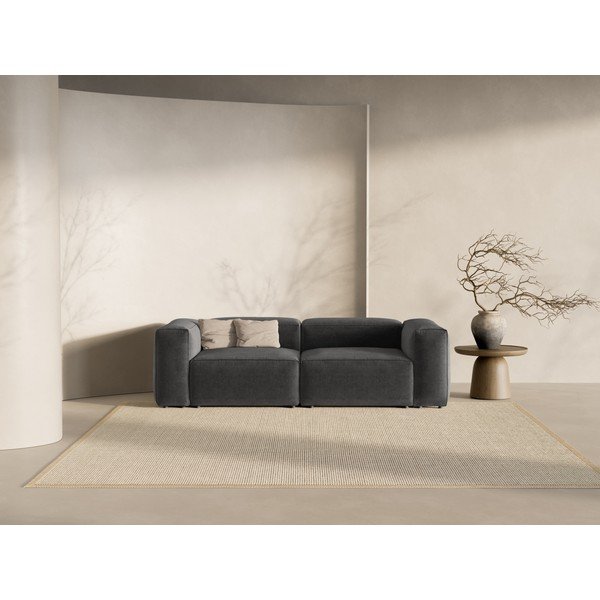 Tmavě šedá pohovka 264 cm Bergamo – Cosmopolitan Design-image-1