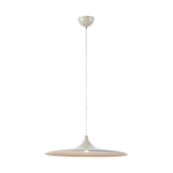 Béžové kovové LED stmívatelné závěsné svítidlo ø57x13 cm Beam – Markslöjd