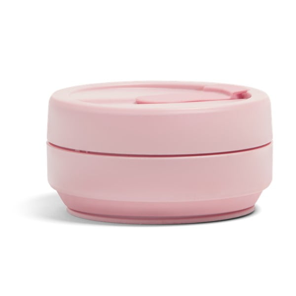 Růžový skládací cestovní hrnek Stojo Pocket Cup Carnation, 355 ml-image-1