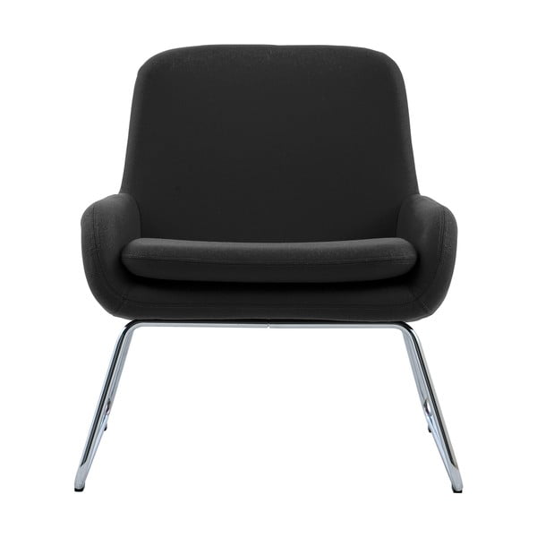 Antracitové křeslo Softline Coco