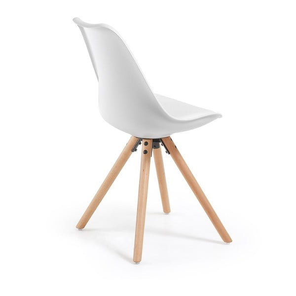 Bílá židle s bukovými nohami Bonami Essentials Lumos-image-1