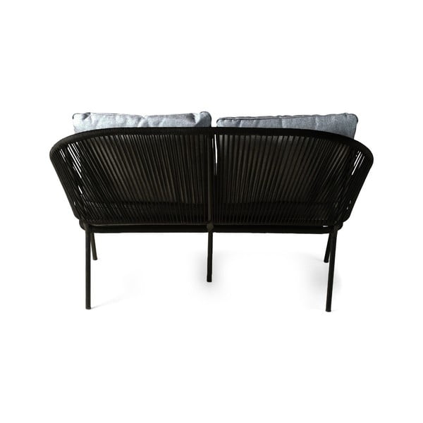 Černá dvoumístná zahradní pohovka Bonami Selection North-image-4