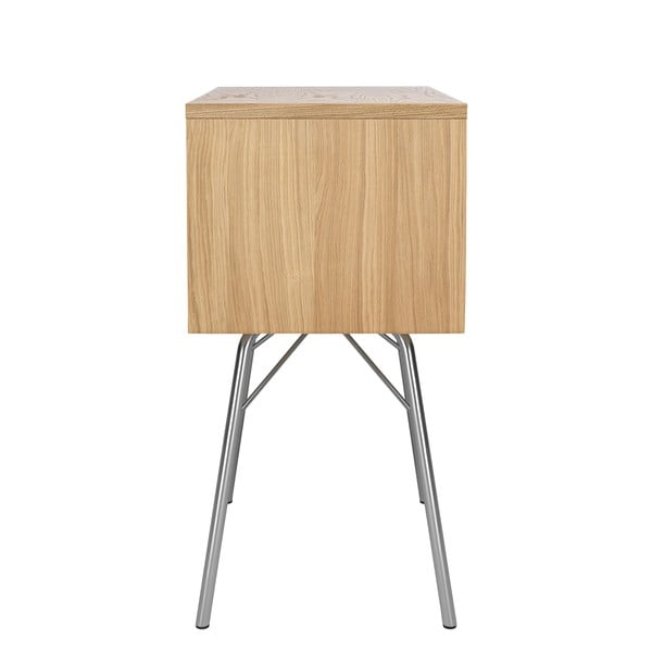 Noční stolek v dekoru dubu v přírodní barvě Rayburn – Woodman-image-3