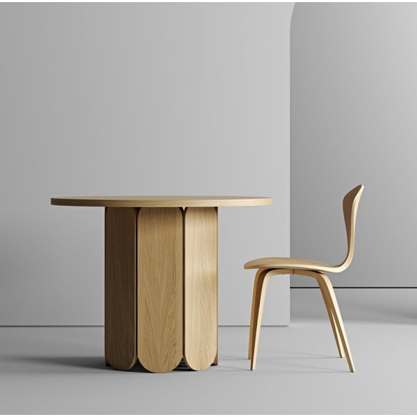 Jídelní stůl v dubovém dekoru Woodman Soft, ø 98 cm-image-1