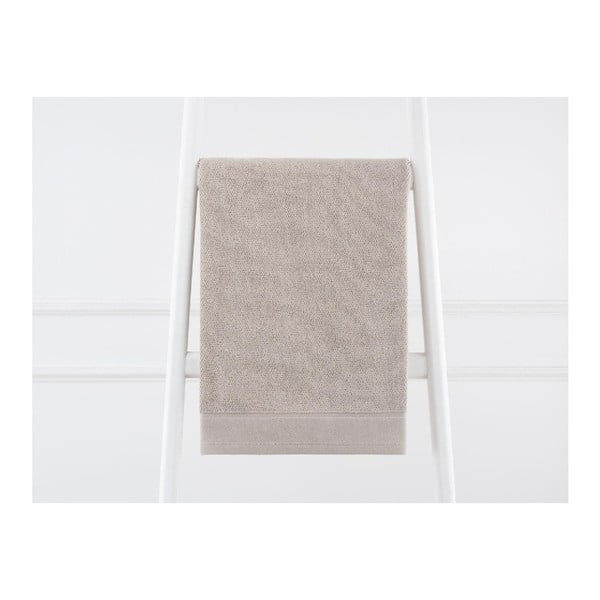 Béžový bavlněný ručník Madame Coco Terra, 50 x 80 cm