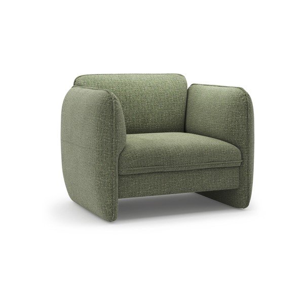 Zelené žinylkové křeslo Georgia – Micadoni 