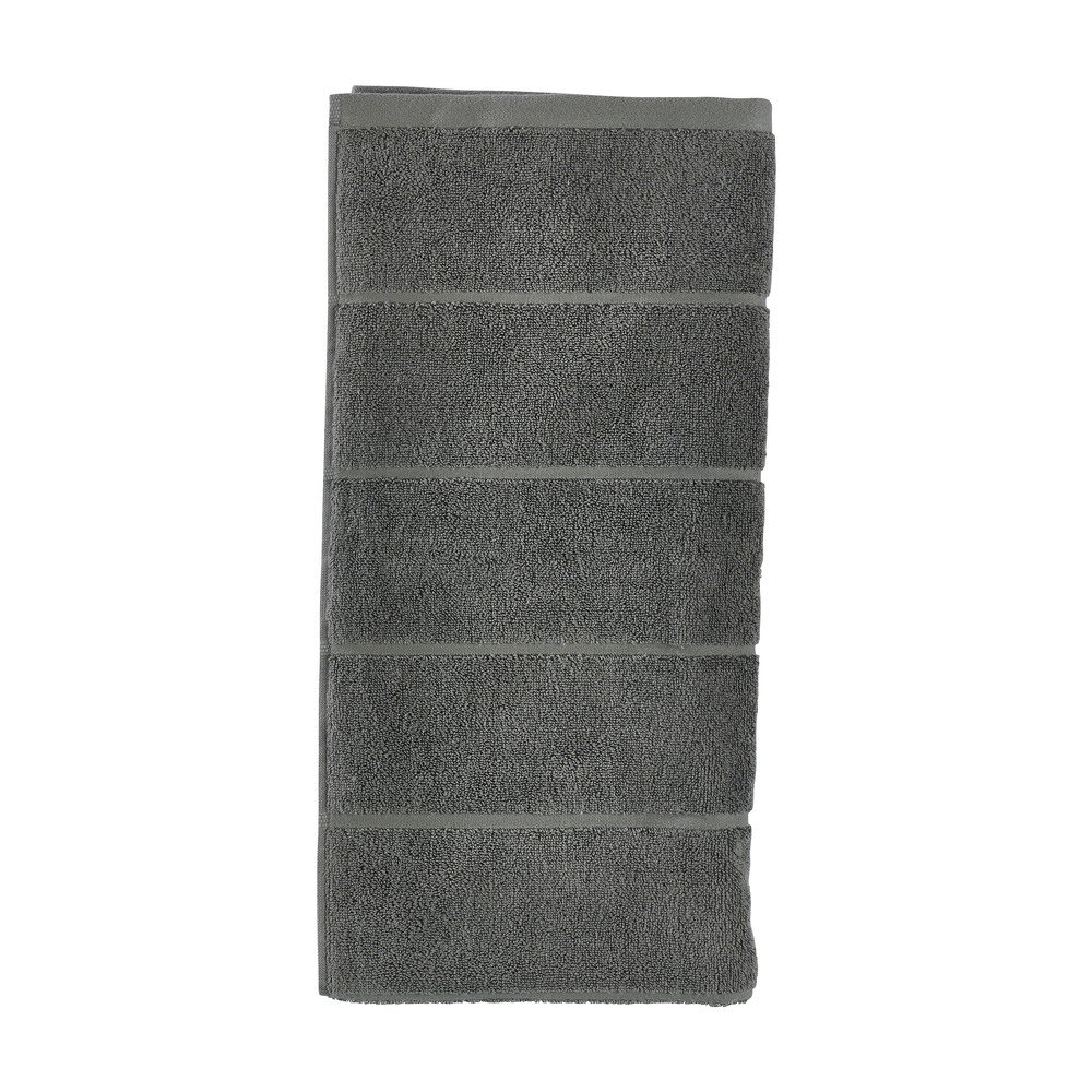 Tmavě zelený froté bavlněný ručník 50x100 cm Sauna – Zone