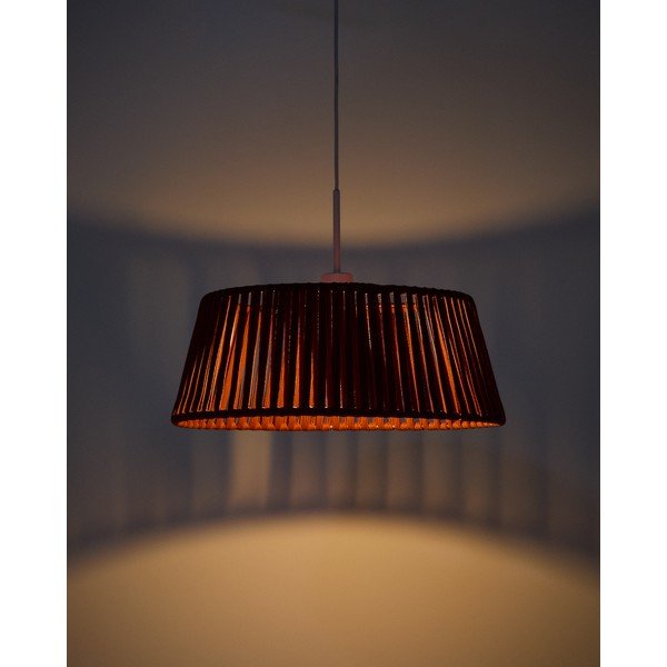Kovové stínidlo v terakotové barvě ø 46 cm Aldet – Kave Home-image-2