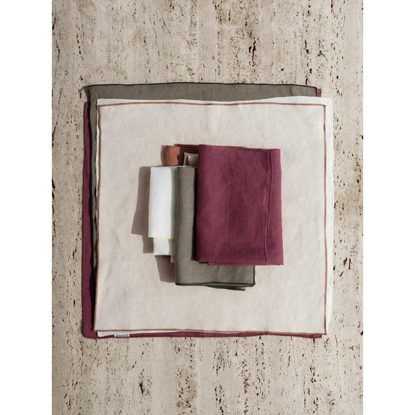 Lněný ubrousek 42x42 cm Lineo – Blomus-image-3