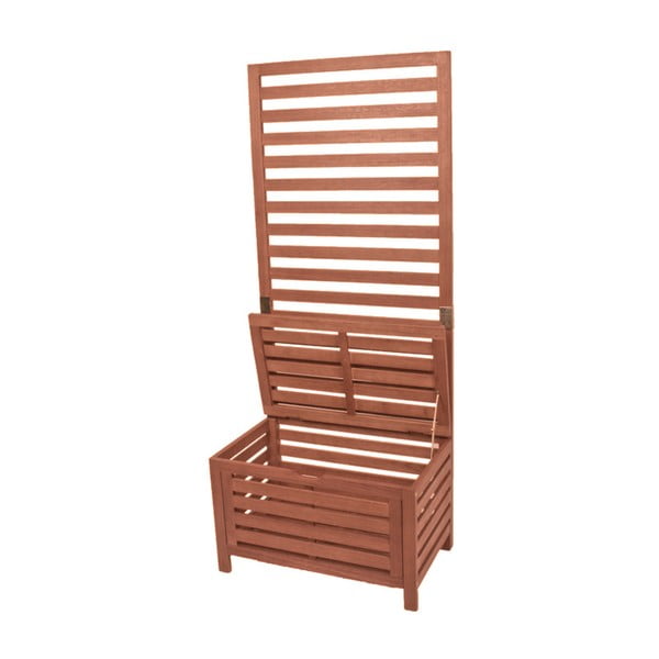 Hnědá dřevěná zahradní lavice Concord – Garden Pleasure-image-1