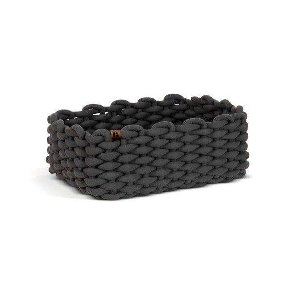 Látkový košík 35x25x14 cm Peach Skin M – Bigso