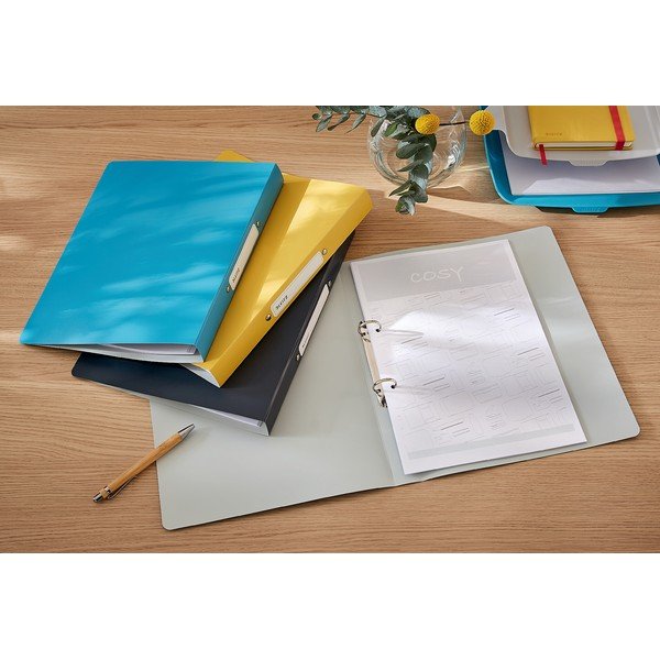 Modrý kroužkový pořadač Leitz Cosy-image-1