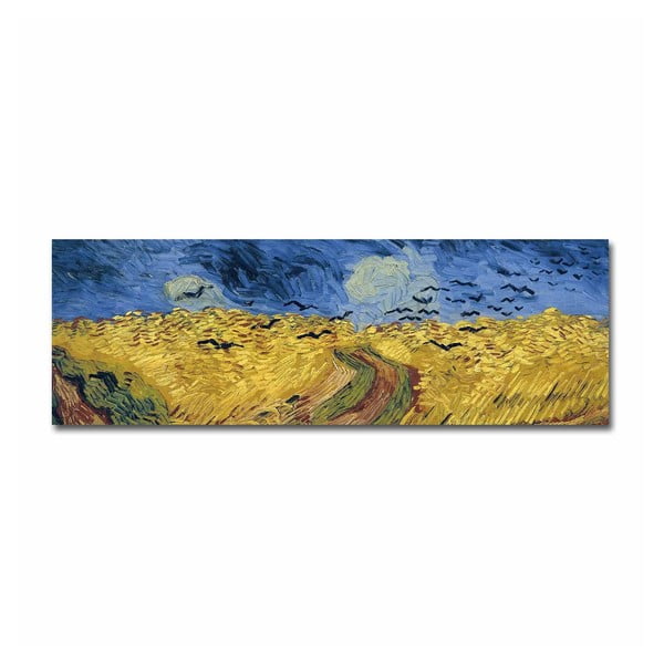 Nástěnná reprodukce na plátně Vincent Van Gogh, 90 x 30 cm