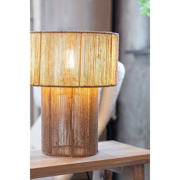 Stolní lampa v přírodní barvě se stínidlem z juty (výška 38 cm) Soga – Markslöjd-image-1
