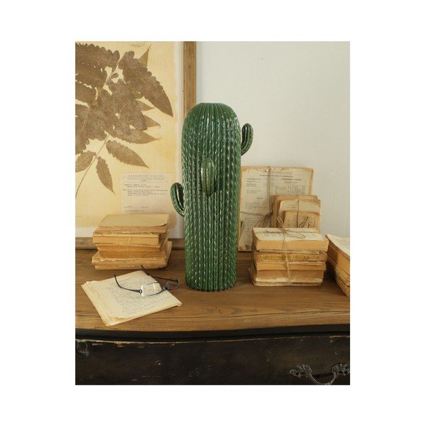 Keramická dekorace Orchidea Milano Cactus, výška 46 cm