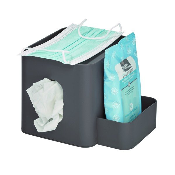 Šedý box na kapesníčky iDesign Caddy-image-3