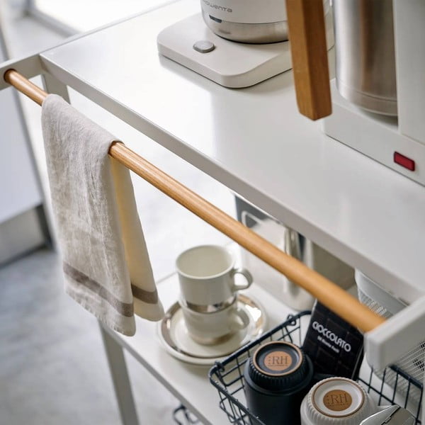 Matně bílý ocelový regál 60x90x46,5 cm Tower – YAMAZAKI-image-2