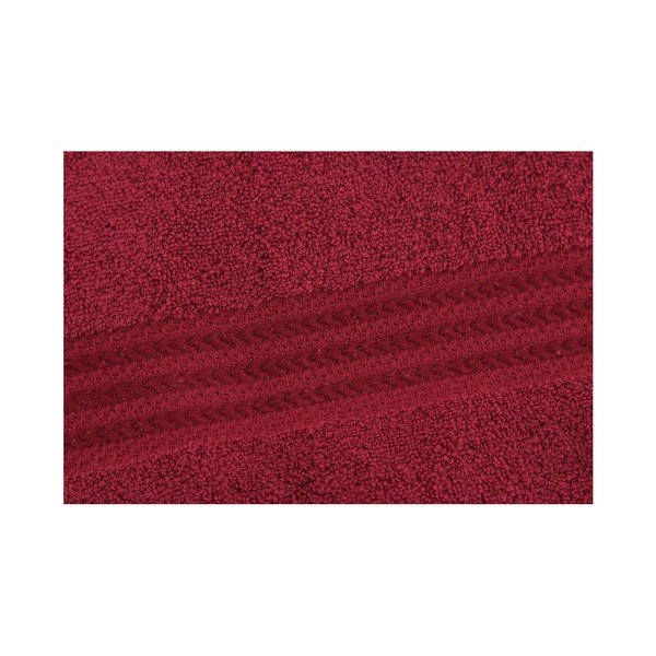 Červená bavlněná osuška Rainbow Red, 70 x 140 cm-image-2