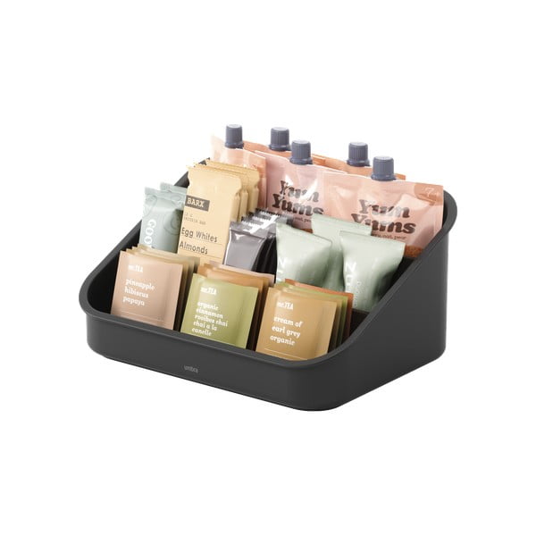 Černý koupelnový organizér na kosmetiku z recyklovaného plastu Bellwood – Umbra-image-4