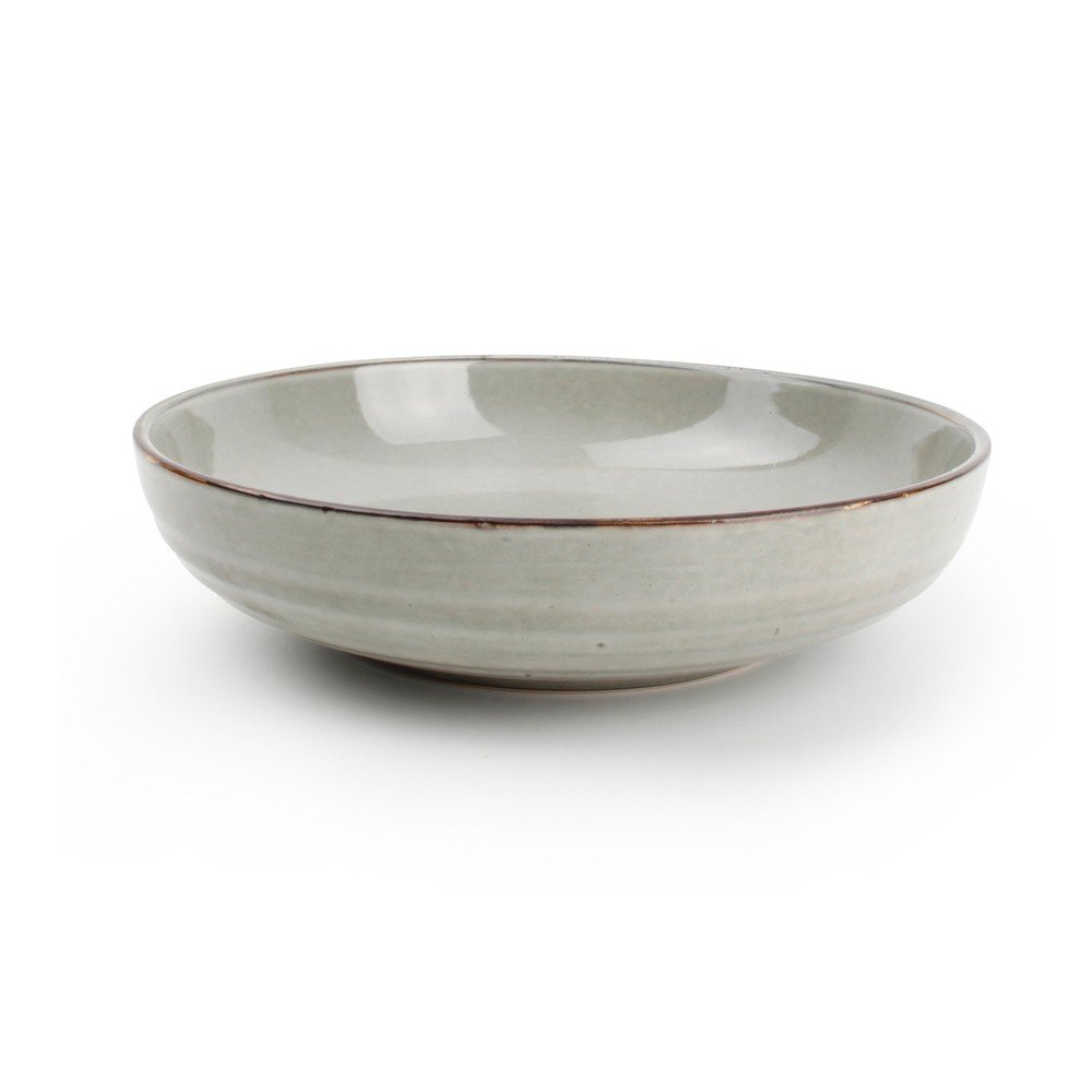 Zelený hluboký  talíř z kameniny ø 22 cm Artisan – Salt&Pepper