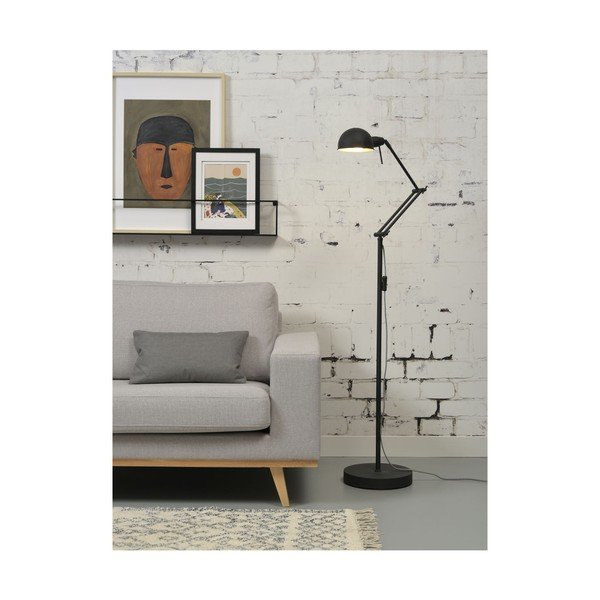Černá stojací lampa (výška 140 cm) Glasgow – it's about RoMi-image-2
