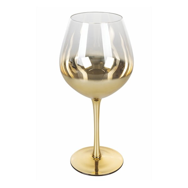 Sada 6 sklenic na víno ve zlaté barvě Villa d'Este Avenue, 570 ml