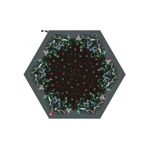 Skládací deštník Pattern, černý-image-2