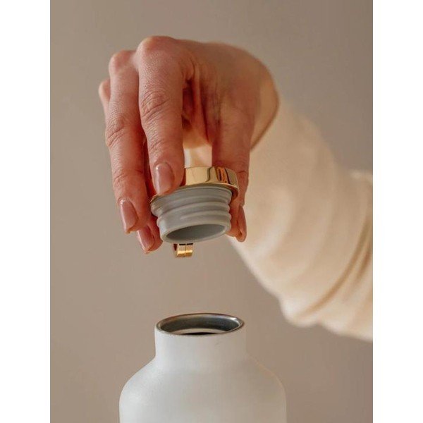 Bílá termolahev z nerezové oceli Equa Basic Snow White, 680 ml-image-1
