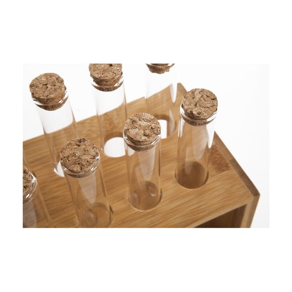 Set 12 zkumavek a stojánku Bambum Vanilla-image-1