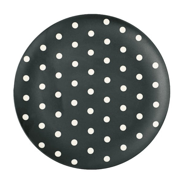 Servírovací talíř z melaminu White Dots