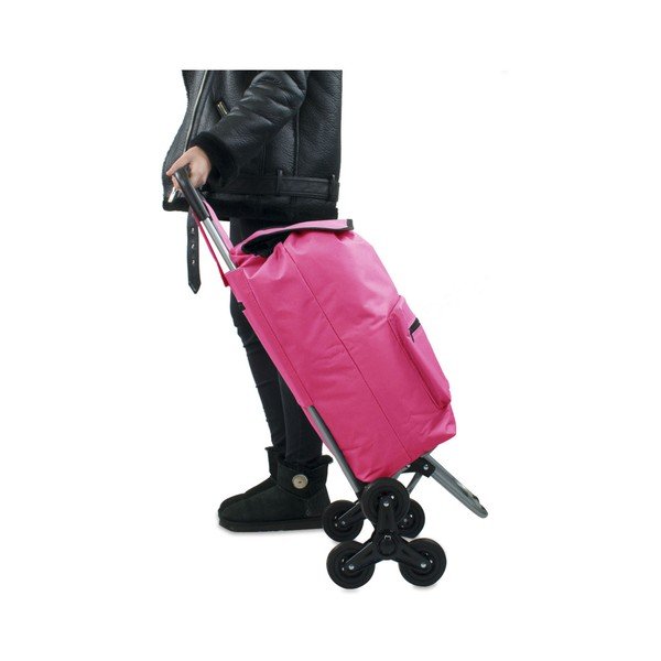 Růžová nákupní taška na kolečkách Hero Atlas, 30 l-image-4