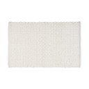 Bílá textilní koupelnová předložka 50x80 cm Ecoli – Wenko