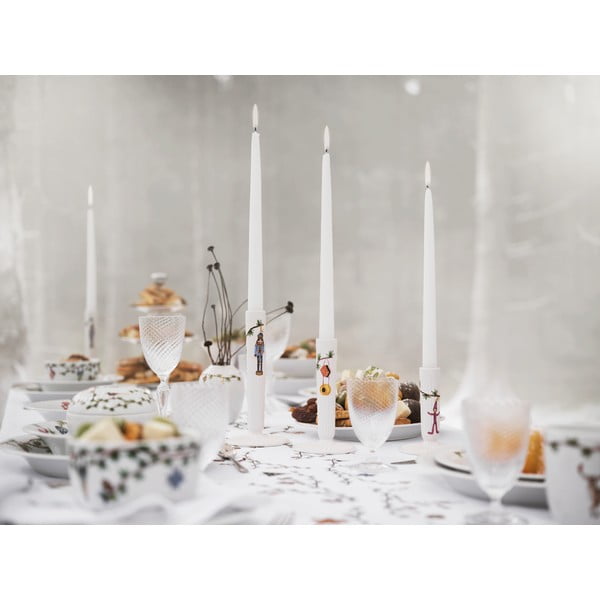 Bílý keramický vánoční svícen Kähler Design Hammershøi, výška 12 cm-image-1