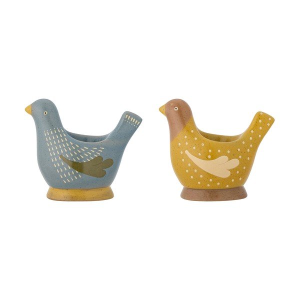 Kameninové stojánky na vajíčka v sadě 2 ks Birdy – Bloomingville