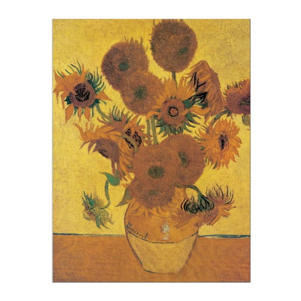 Obraz Van Gogh - Sunflowers, 80x60 cm