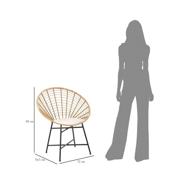 Kovová jídelní židle v přírodní barvě Panama – Mauro Ferretti-image-3