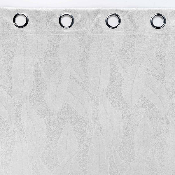 Bílý sametový zatemňovací závěs 135x280 cm Melodie – douceur d'intérieur-image-3