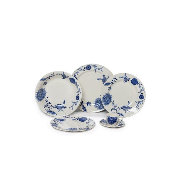 31dílná sada keramického nádobí Villa Altachiara Blu-image-1