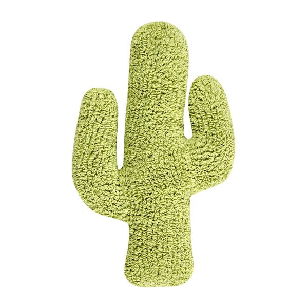 Zelený bavlněný polštář Happy Decor Kids Cactus, 45 x 45 cm