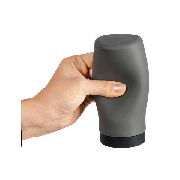 Šedý dávkovač na mycí prostředek Wenko Squeeze, 250 ml-image-1