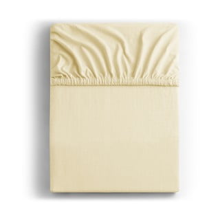 Krémové napínací prostěradlo jersey 240x200 cm Amber – Restilo