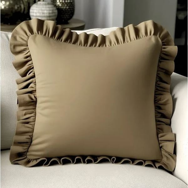 Povlak na polštář s příměsí bavlny 40x40 cm Ruffled – Mila Home