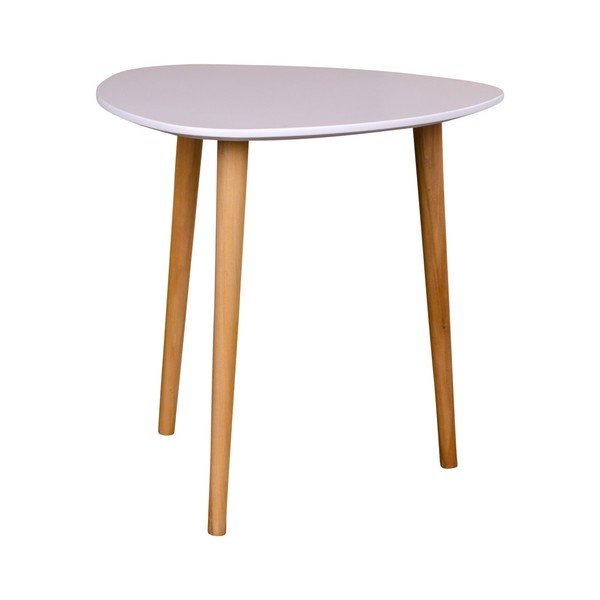 Bílý odkládací stolek House Nordic Genova, výška 47,5 cm