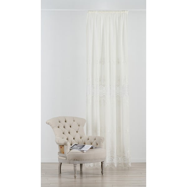 Krémová záclona 140x245 cm Nastia – Mendola Fabrics