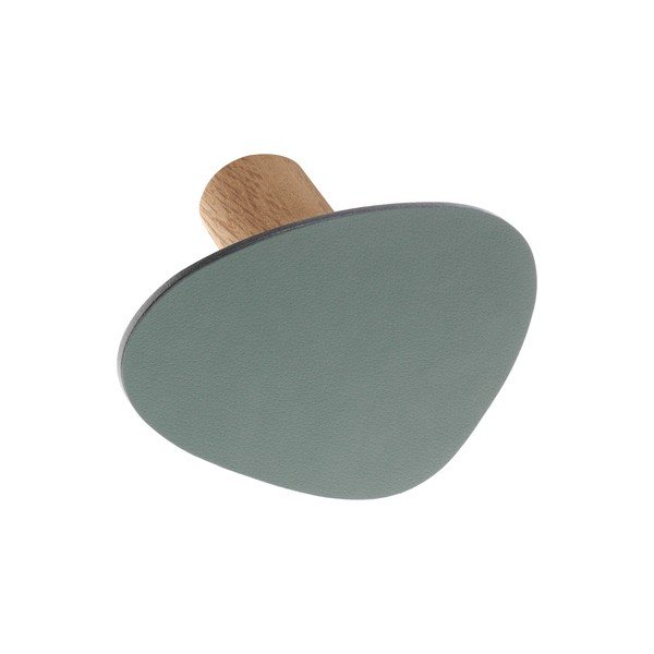 Šedozelený nástěnný ocelový háček Dot S Nupo – LIND DNA