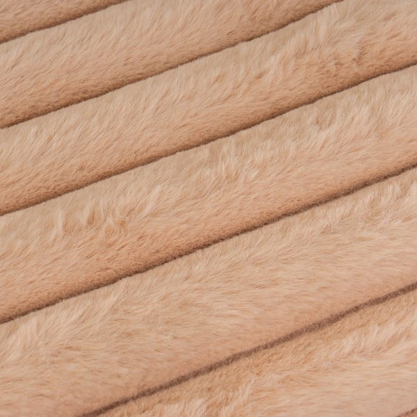 Světle hnědá deka z mikroplyše 130x160 cm Fur Velvet – Casa Selección-image-3